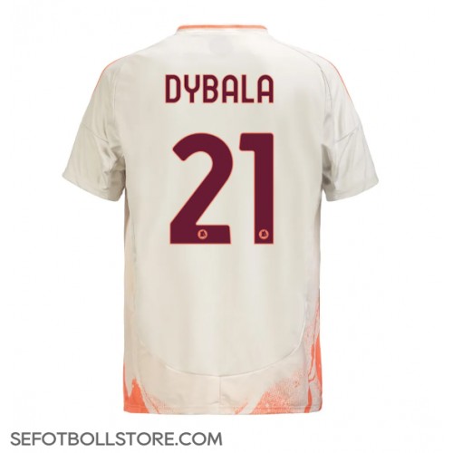 AS Roma Paulo Dybala #21 Replika Bortatröja 2024-25 Kortärmad